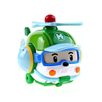 Хэли Robocar Poli металлический вертолет 6 см