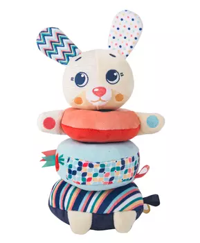 Развивающая пирамидка Happy Snail Зайка Лаки