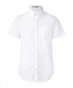 Хлопковая рубашка с коротким рукавом Button Blue (122)