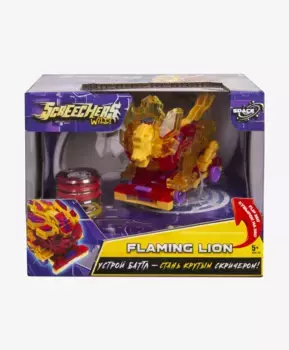 Игровой набор Дикие Скричеры Маш-трансформер Флэйминг Лайон S2