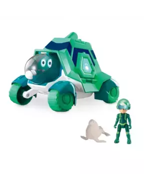 Игровой набор Petronix Мега-трансформер Шэлли и фигурка 2 в 1