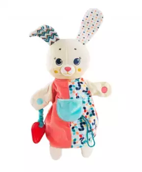 Комфортер для новорожденных игрушка мягкая Зайка Лаки