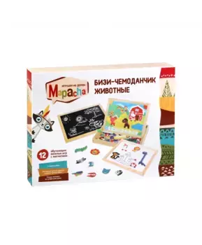 Игрушка развивающая Mapacha Бизи-чемоданчик Животные