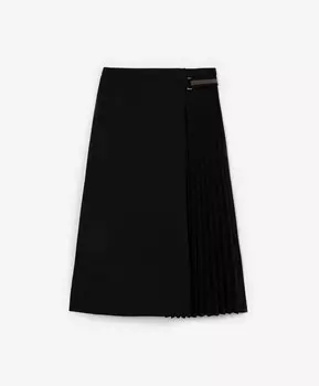 Юбка миди черная GLVR (S)