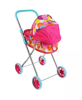 Карапуз Коляска-люлька с цветным принтом