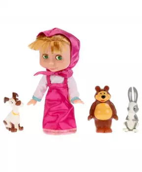 Карапуз Кукла Маша с тремя друзьями