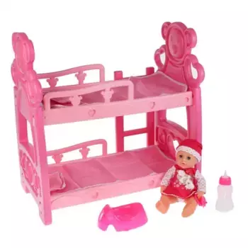 Карапуз Кукла Машенька + кровать