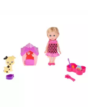 Карапуз Кукла Машенька с питомцем Hello Kitti