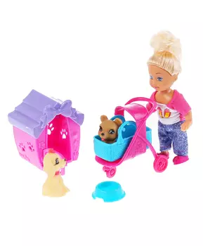 Карапуз Кукла Машенька с питомцем