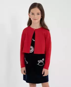 Кардиган из мягкой пряжи с добавления люрекса Gulliver (110)