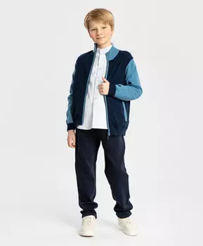 Кардиган на молнии мультицвет Button Blue (170)