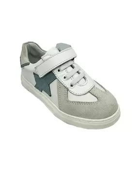 Кеды на липучке из натуральной кожи для мальчика Happy Step