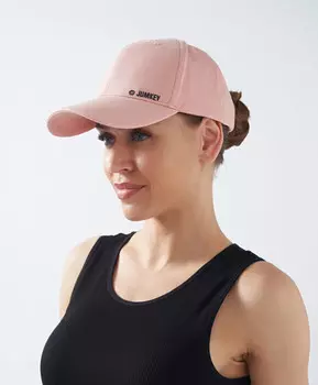 Кепка с изогнутым козырьком и регулируемым ремешком для женщины розовая Jumkey (54-56 (S/M))