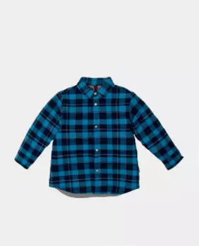 Клетчатая куртка рубашечного кроя