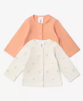 Кофта с длинным рукавом для девочки комплект из 2-х штук мультицвет Gulliver