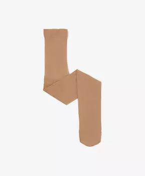 Колготки эластичные с узором 40 den телесные для девочки Gulliver (128-134)