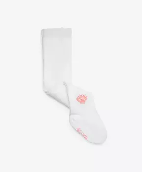 Колготки для девочки белые с рисунком Gulliver