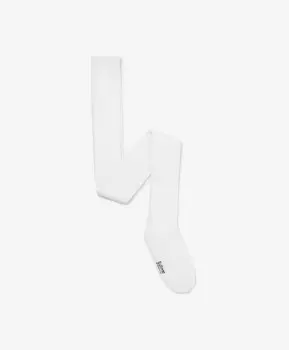 Колготки фактурные белые для девочки Gulliver (122-128)