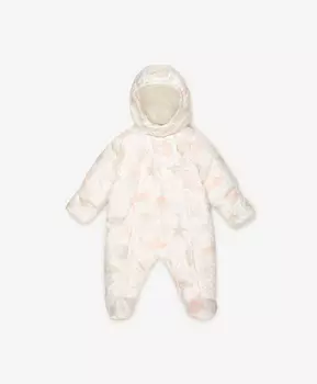 Комбинезон для девочки плащевой утеплённый с рисунком мультицвет Gulliver