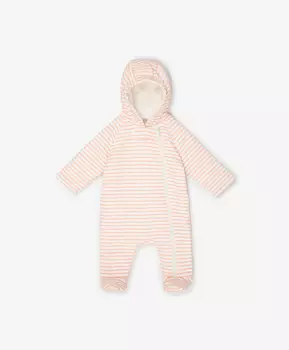 Комбинезон для девочки трикотажный на синтепоне мультицвет Gulliver