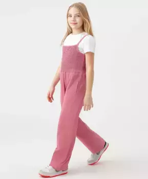 Комбинезон на бретелях розовый Button Blue (158)