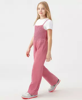 Комбинезон на бретелях розовый Button Blue (164)