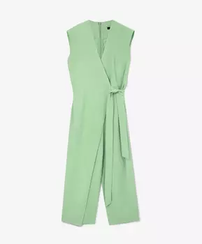 Комбинезон с запахом салатовый GLVR