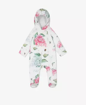 Комбинезон трикотажный на тонком утеплителе мультицвет для девочек Gulliver (80-48)