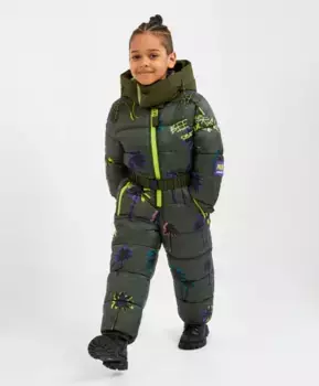 Комбинезон зимний цвета хаки Gulliver (104)