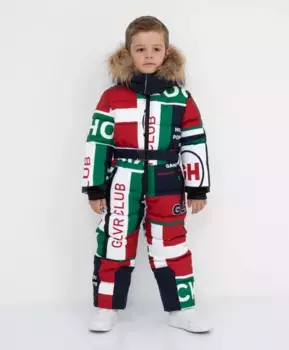 Комбинезон зимний функциональный с принтом Gulliver (116)