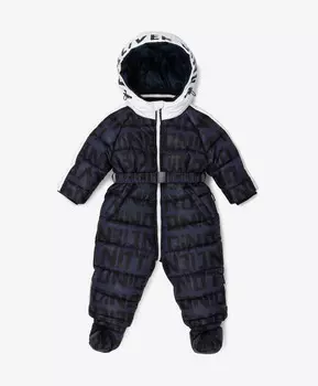 Комбинезон зимний на искусственном пуху с принтом синий для мальчика Gulliver (80-48)