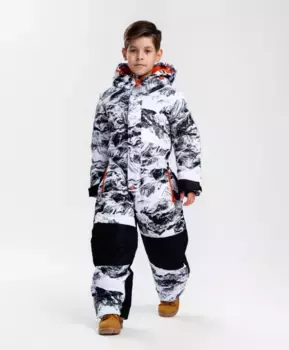Комбинезон зимний с принтом Button Blue (110)