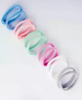 Комплект резинок, 12 шт. Button Blue (Без размера)