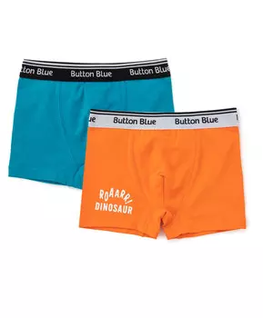 Комплект трусов боксеров с принтом для мальчика Button Blue (152-158)