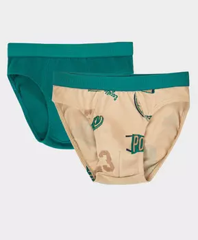 Комплект трусов из двух штук мультицвет для мальчика Button Blue (152-158)