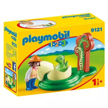 Playmobil Конструктор Девочка и яйцо динозавра