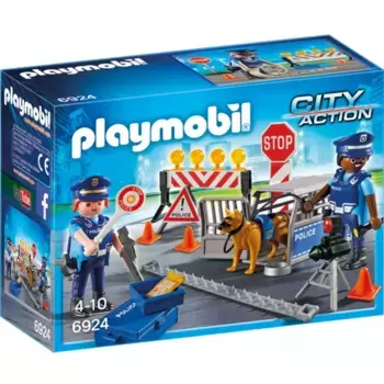 Конструктор Playmobil Полиция: Блокпост Полиции
