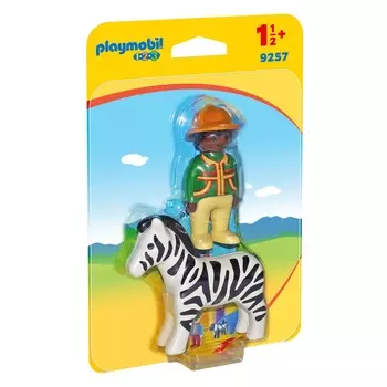 Playmobil Конструктор Следопыт с зеброй
