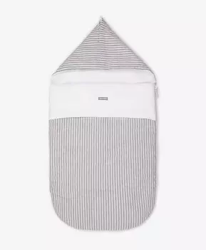 Конверт утепленный для сна в коляске или кроватке серый Gulliver (One size)