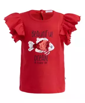 Красная футболка с крылышками Gulliver (86)