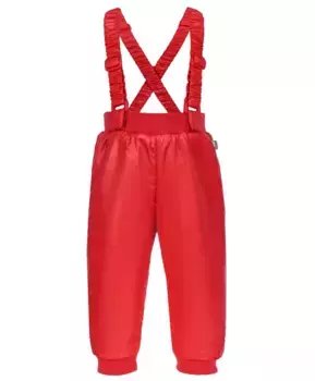 Красные утепленные демисезонные брюки Gulliver (80)