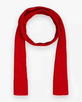 Красный вязаный шарф Gulliver