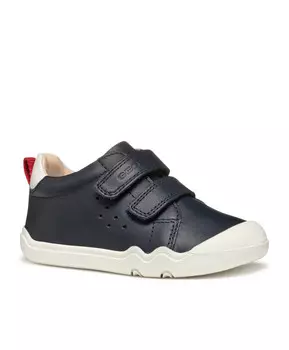 Кроссовки детские черные Geox Steppieup