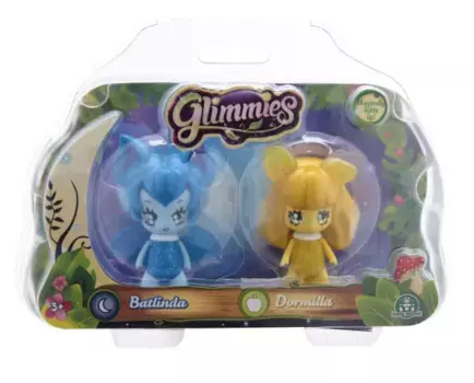 Куклы Glimmies Batlinda и Dormilla, 6 см