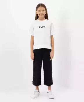Кюлоты с отворотом по низу синие Gulliver (146)