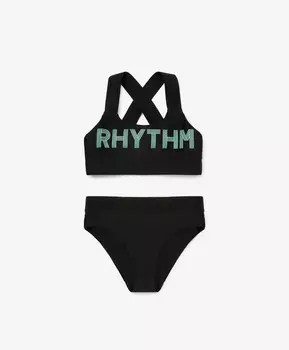 Купальник раздельный детский чёрный Gulliver