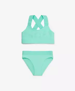 Купальник раздельный детский мятный Gulliver