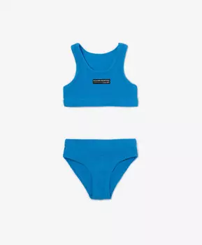 Купальник раздельный синий для девочки Gulliver (98-104)