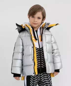Куртка демисезонная стеганая на подкладке из флиса Gulliver (110)