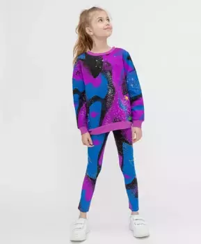 Леггинсы космос Button Blue (134)